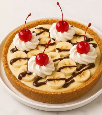 Tarta de banana split