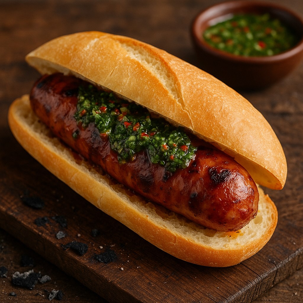 El clásico choripan argentino